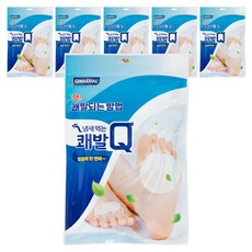 Qwaebal Q 去除異味足部護理貼片 60片, 6個