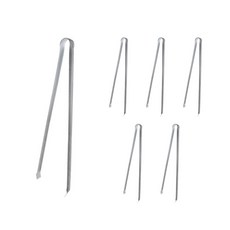 월드크린 백색 숯집게 60cm, 6개