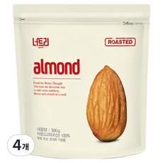 Nutree 炒杏仁, 300g, 4個