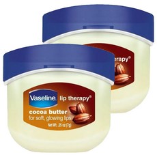 Vaseline 凡士林 護唇膏 可可脂 0.25oz (7g), 可可, 2件