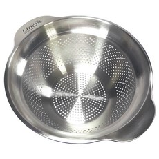 Linox 廚之坊 304不鏽鋼多功能瀝水籃, 銀色, 1個