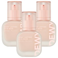 THE FACE SHOP 菲詩小舖 Dewy Lasting防曬飾底乳 35ml, 3瓶, 01 Glow