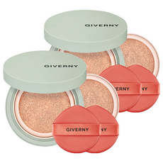 GIVERNY 貼膚遮瑕氣墊粉餅正裝 12g+替換蕊 12g組, 23NW Medium Beige, 2組