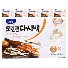 크린랩 다시백, 중(M), 50개입, 6개