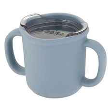 Edison 愛迪生 矽膠學習水杯(附杯蓋), 藍色, 1個, 200ml