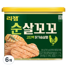 리챔 순살꼬꼬 햄, 340g, 6개