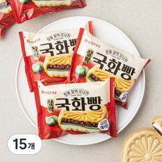 롯데웰푸드 찰떡 국화빵 (냉동), 150ml, 5개입, 3개