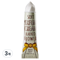 ANGEL LOOKA 2週見效 花朵造型香氛護手霜 Hand Flower 白色鬱金香, 3個, 30ml