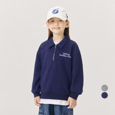 LollyTree 兒童半拉鍊特厚雙面棉大學T恤