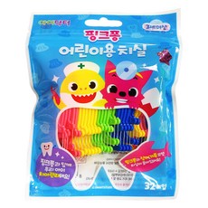 pinkfong 碰碰狐 兒童專用安全牙線, 1包, 32支