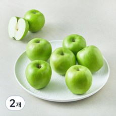 청년농부 아삭한 여름 초록사과, 1.5kg(8~10입), 2개