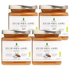 넛츠그린 아몬드 스프레드, 200g, 4개