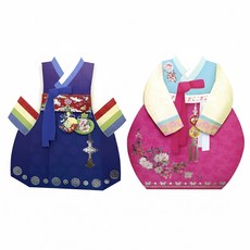 Maumdama 真心誠意 韓服紅包袋2件組, 多色, 2個裝