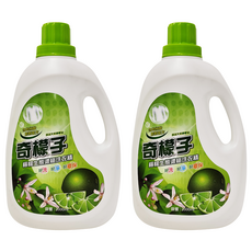 奇檬子 天然檸檬生態濃縮洗衣精, 2L, 2瓶