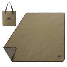 LOGOS 基本款多用途防水野餐墊, 卡其色