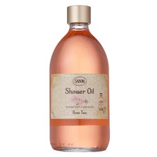 SABON 國際航空版 玫瑰茶語 沐浴油, 500ml, 1件