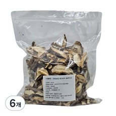 약초보은 건슬라이스 표고버섯, 300g, 6개