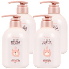 베비언스 유아용 센서티브 고보습 로션, 500ml, 4개