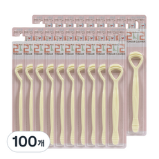 242 舌苔清潔器 象牙白, 100個