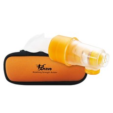 X-BIKE 晨昌 舒呼樂 呼吸訓練器 躍級款, 豔陽橘, 1台