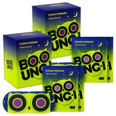 부엉이 더 따뜻하고 오래가는 스팀 온열 찜질 수면 아이마스크 나이트 네이비 무향, 2박스, 12개입