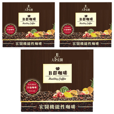 BioBank 大金宏醫 宏醫百大酵素B群機能性咖啡, 5g, 10包, 3盒
