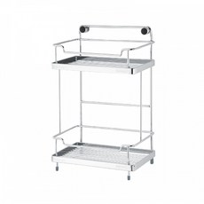 DAY&DAY 日日家居 小方型雙層置物架 ST2295S-2H, 304不鏽鋼, 掛放兩用, 225 x 152 x 350mm, 銀色, 1個