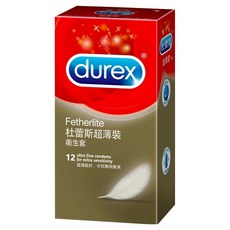durex 杜蕾斯 超薄裝衛生套, 12個, 1盒