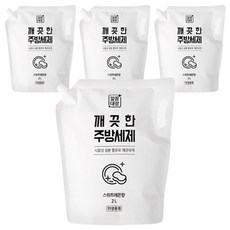 KKALKKEUMDAEJANG 洗碗精 甜檸檬味, 2L, 4袋