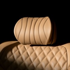 아임반 2열 L라인 차량용 목쿠션, 에크루카멜, 1개