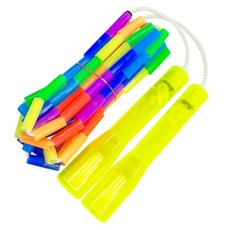 JFROPE 閃亮兒童彩虹珠跳繩, 螢光黃