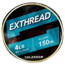 TORAY 東麗 SOLAROAM Exthread 4LB 碳纖維/卡夢線 1.1號, 白色, 150m, 1個