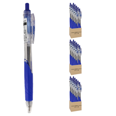 ZEBRA 斑馬牌 SARASA SURARI 真順筆原子筆 0.7mm 藍色 10支, 3盒