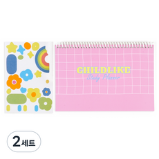 Rihoon Childlike 國小生學習計畫本 低年級, 粉紅色