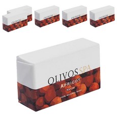 Olivos 奧莉芙的橄欖 土耳其86%橄欖油皂 嫩白杏桃果, 6個, 175g