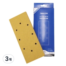 TOOLCON 方形砂紙 #100 10入, 3個