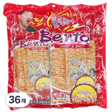 벤토 스위트 앤 스파이시 어포, 72g, 36개