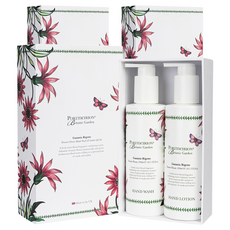 PORTmeIRION 波特玫琳恩 植物園洗手液和乳液禮品組寶花 2 件, 3組