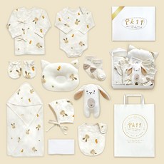 ikii 孩童長袖衣用品禮盒 10件組+購物袋