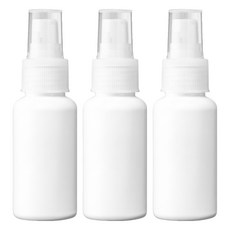 MEKO 不透光分裝噴瓶 60ml, 白色, 3個