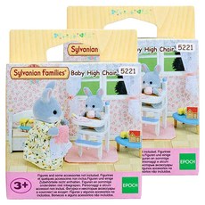 EPOCH Sylvanian Families 森林家族 嬰兒餐椅配件公仔, 2套