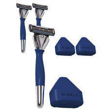韋斯萊剃須刀套組 PRO, 剃須刀柄+剃須刀片+體驗剃須刀片, 3套