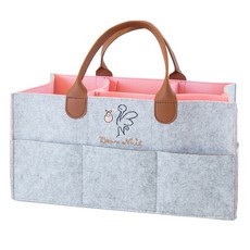 Bonne Nuit 多功能收納盒 附夾層板, 粉色 + 灰色