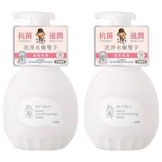 LION 獅王 趣淨 敏弱肌專用洗手慕斯 溫和皂香, 450ml, 2件