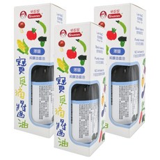 Nutrinini 脆妮妮 寶貝滴醬油 純素 低鈉 自然釀造 無添加物 台灣國產純黑豆, 薄鹽, 150ml, 3瓶