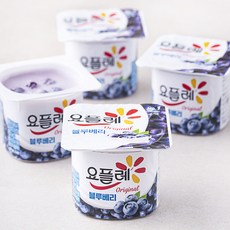 요플레 블루베리 멀티 4p, 340g, 1개