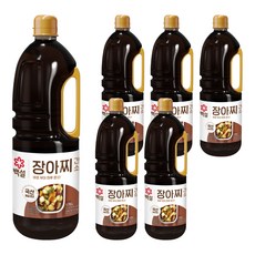 백설 장아찌간장소스, 1.75L, 6개