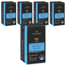 NUTRICORE 鋅補充錠, 60顆, 5罐