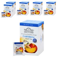 AHMAD TEA 冷萃水蜜桃百香果茶包, 2.1g, 20包, 6盒