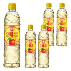 OTTOGI 不倒翁 2倍蘋果醋, 900ml, 5瓶